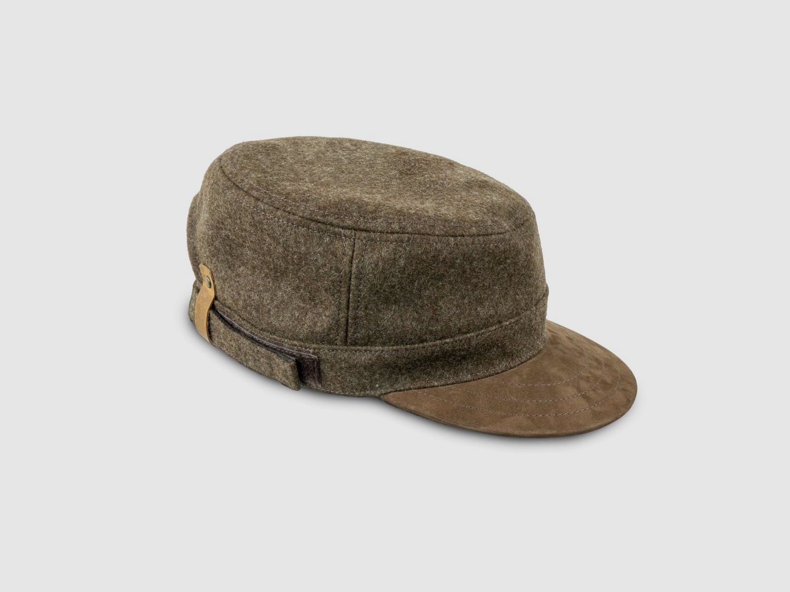 Loden Field Cap "Schirmling", Braun