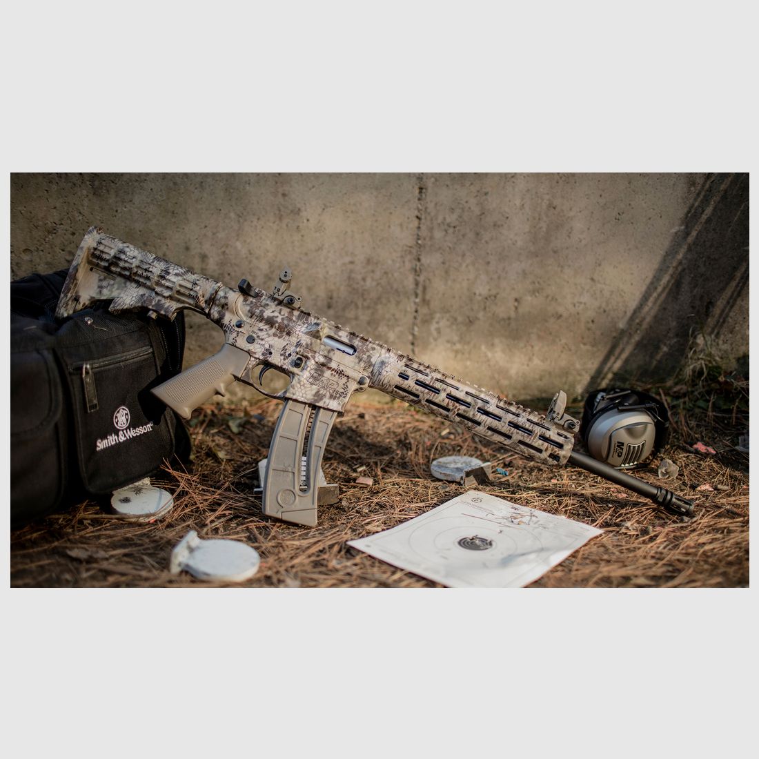 Smith & Wesson Rifle M&P15-22 Sport Kryptek Highlander .22Lr, 16.5′, 25 colpi, Bild 1 von 3