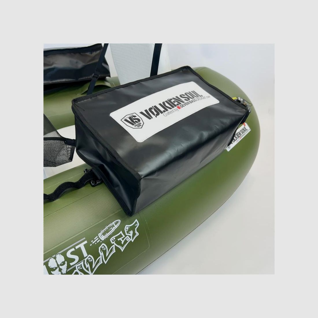 FLOAT TUBE SEVEN BASS BULLET FULL KAKI, image 4 sur 5