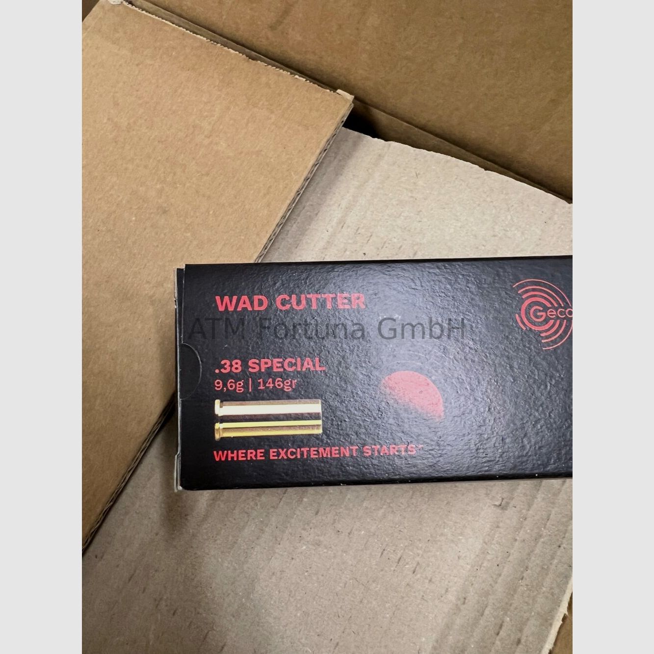 GECO .38 Special Plomb Wadcutter 9,59g/148grs