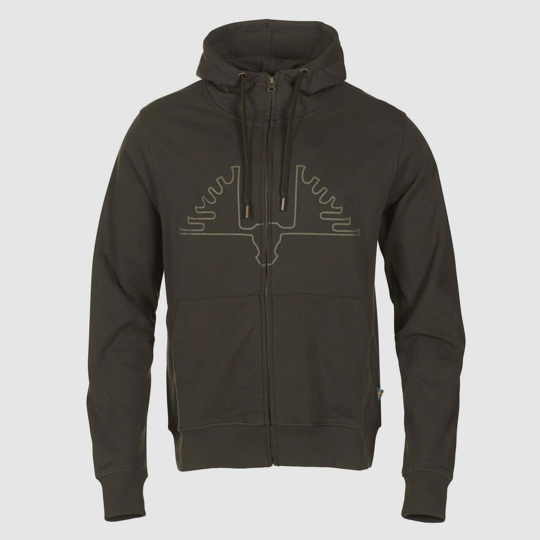 Swedteam Ultra Hoodie with zipper men's Swedteam green XL