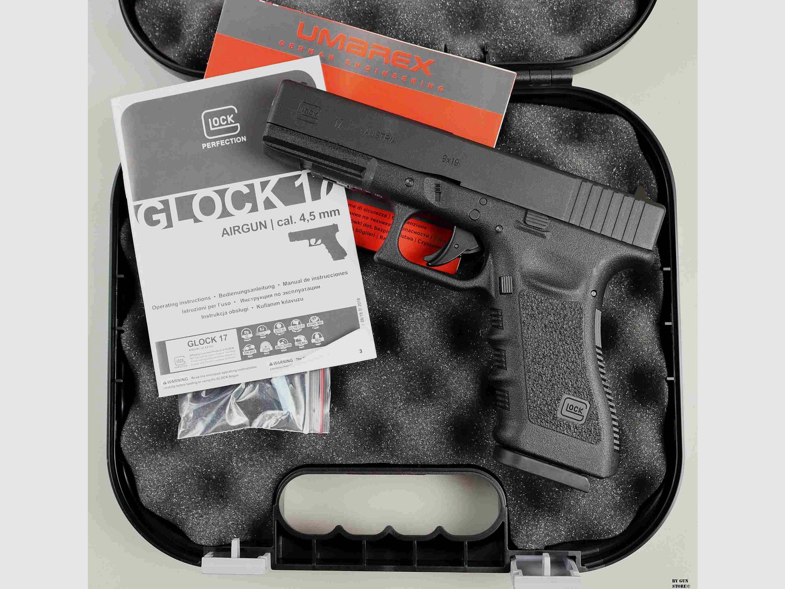 UMAREX GLOCK 17 CO2 Pistol Cal. 4.5 mm 8C BLOW, image 3 of 3