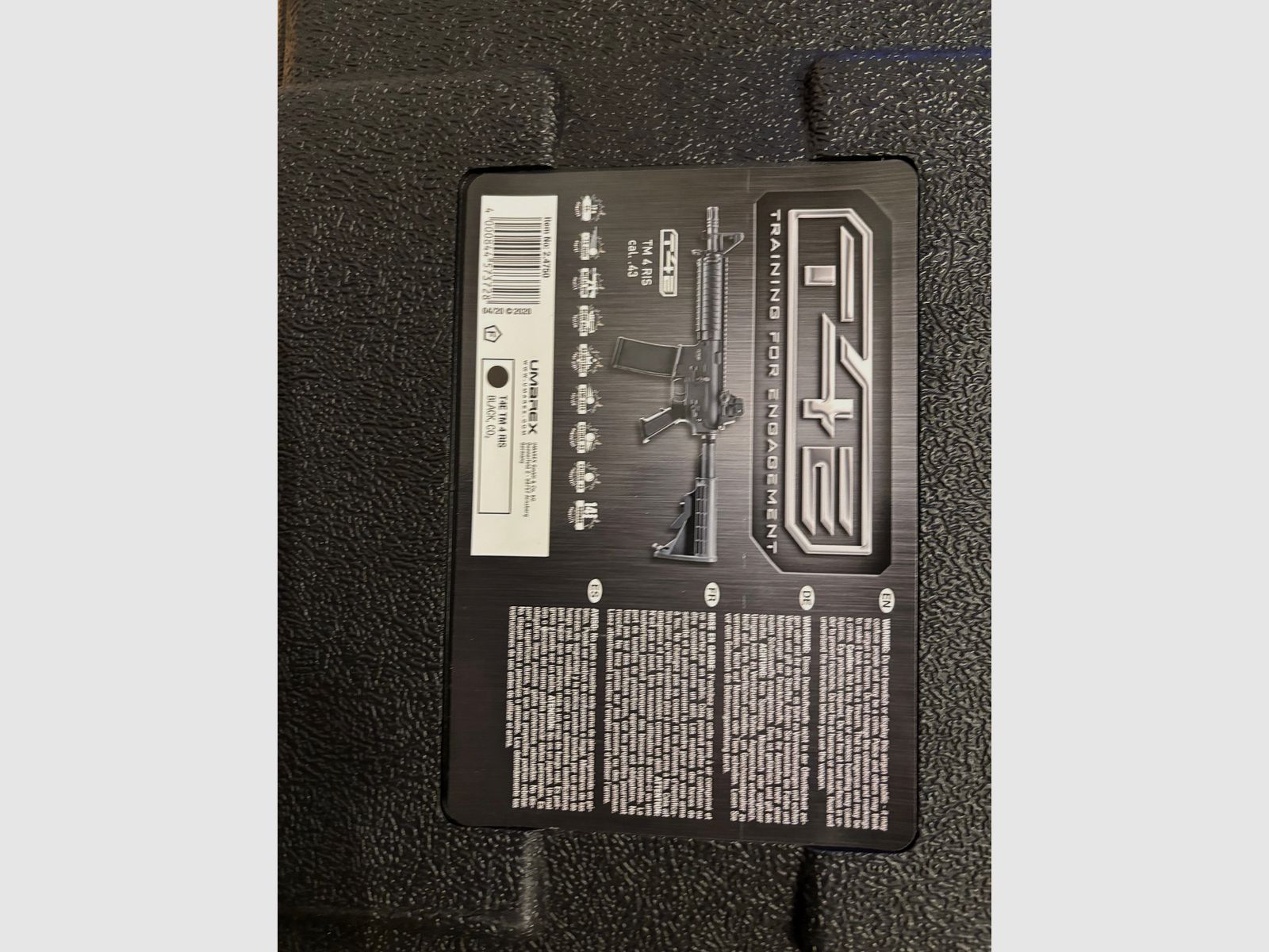 Umarex T4E TM4 RIS kal..43 incl. accessoires