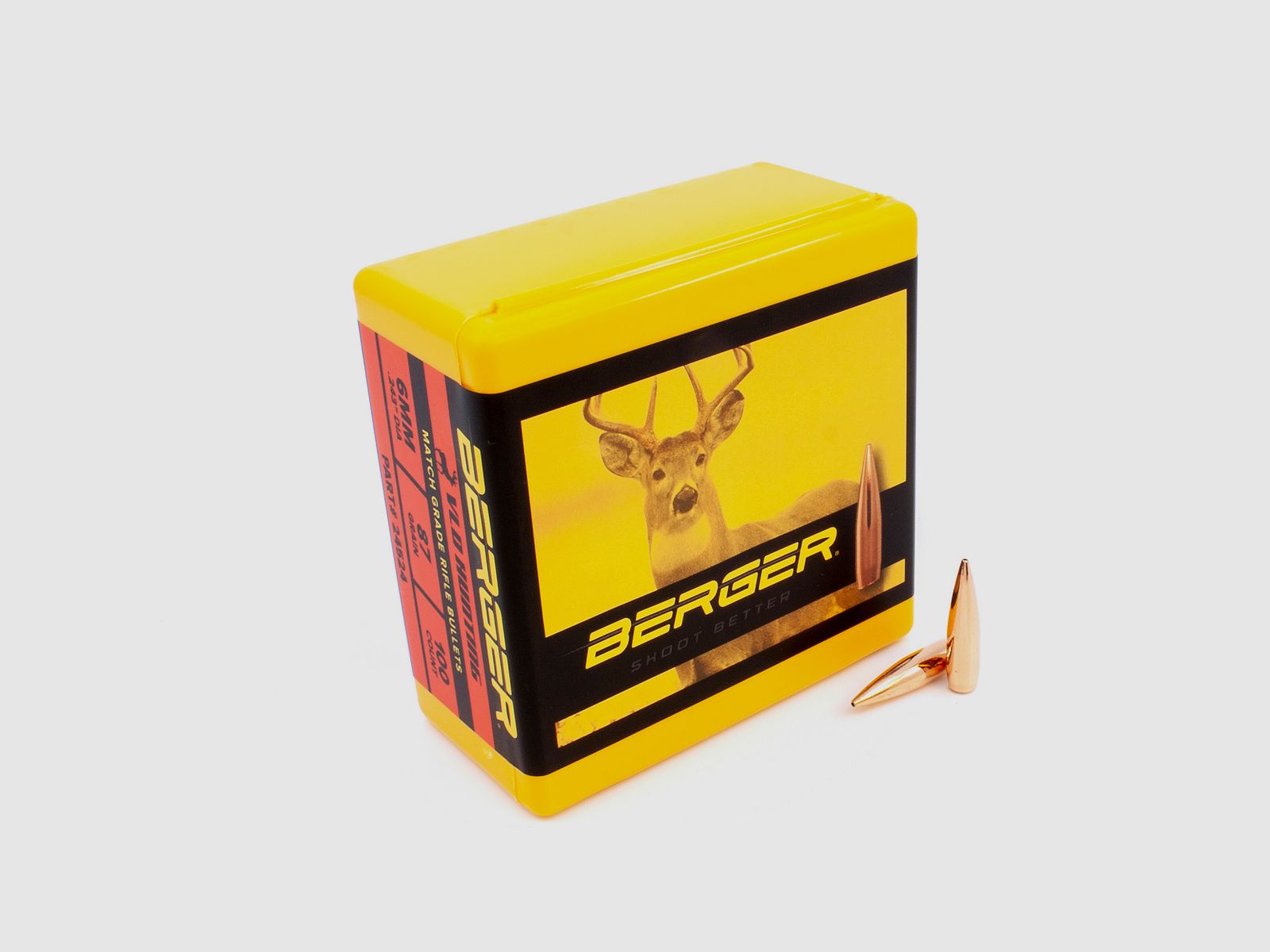 Proiettile Berger 6mm/.243 VLD Hunting 87GR 100 Pezzi