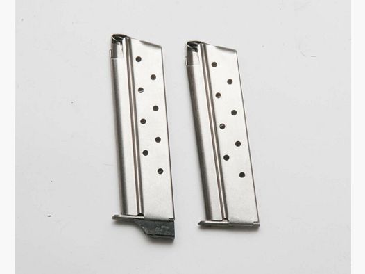 Ersatzmagazin Colt 1911 Government 9mm Luger Stainless 2 Stück
