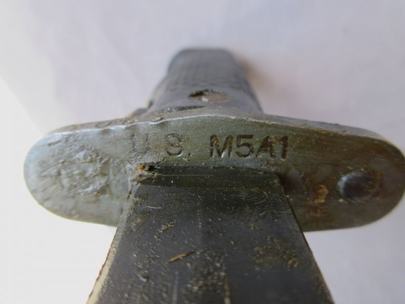 Original US Army Garand M1 Bajonett M5 Scheide M8A1