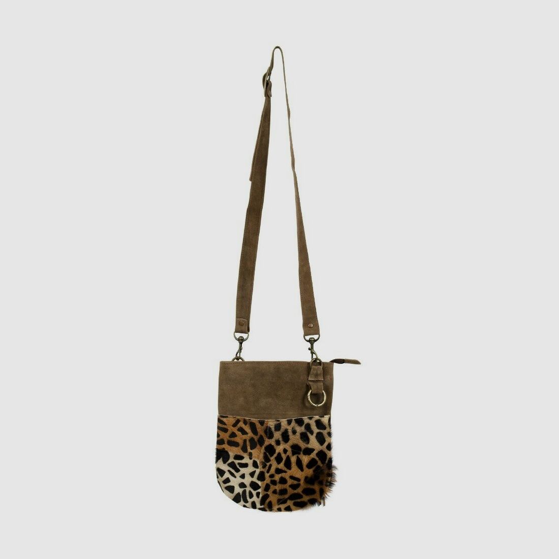 Borse Lovergreen e tappeti e zerbini con motivo borsa a mano in pelle di leopardo