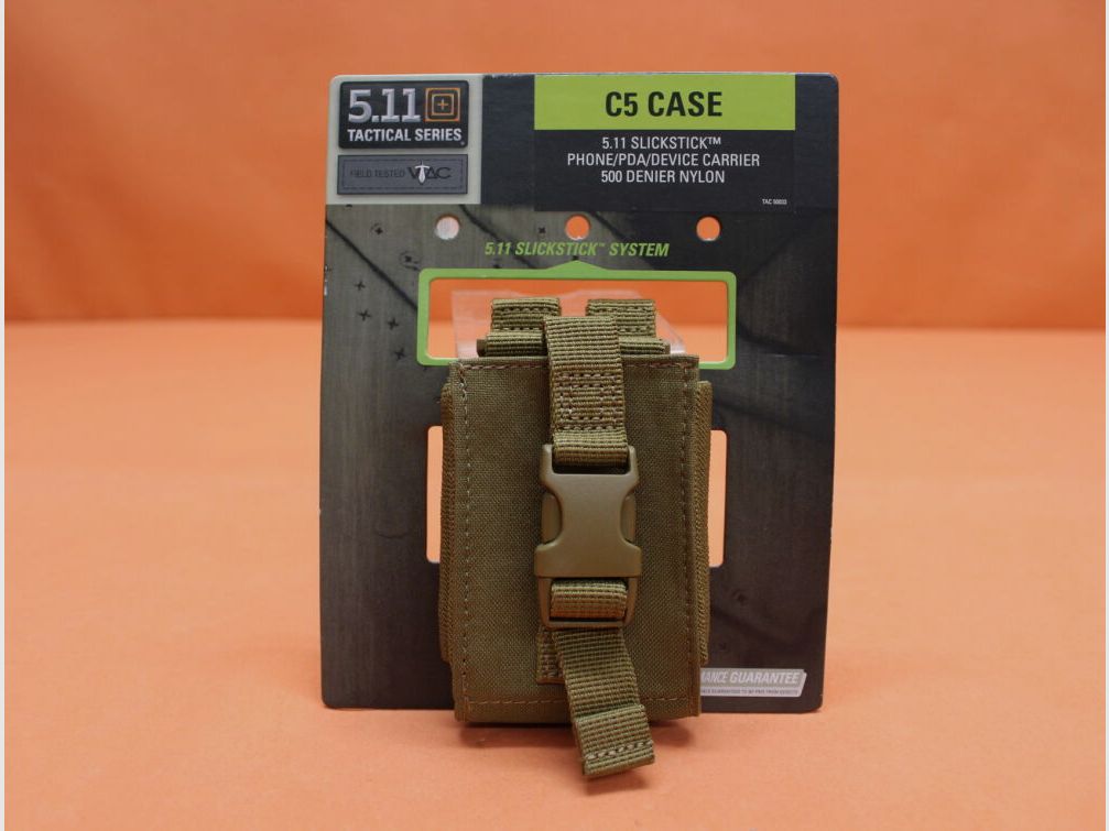 5.11 5.11 C5 Case (56030)131 Flat Dark Earth Bolsa Mediana para Teléfono/PDA