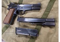 Browning High Power 9mm Para con WS Peters acero PSWIII .22lr