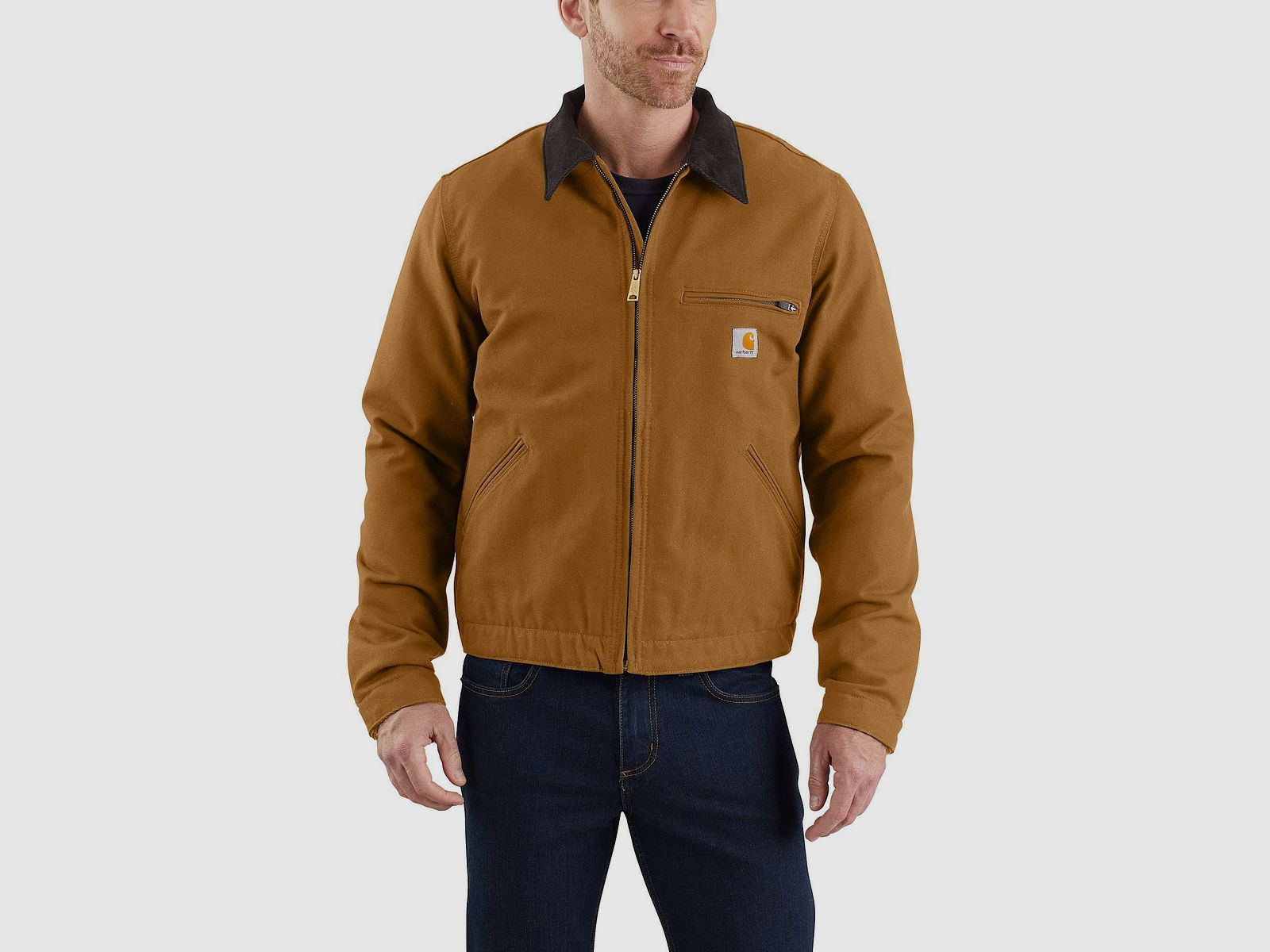 Carhartt Duck Detroit Jacket Men's Carhartt® Brown L