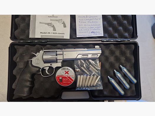 Smith & Wesson 629 Competitor 6" Co2 Revolver 