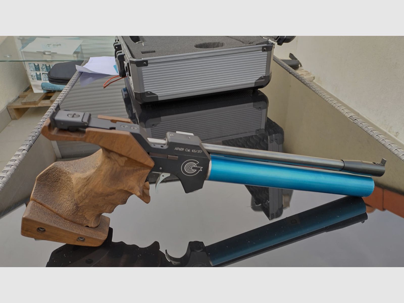 Gehmann AP 609 Match Luftpistole mit Koffer