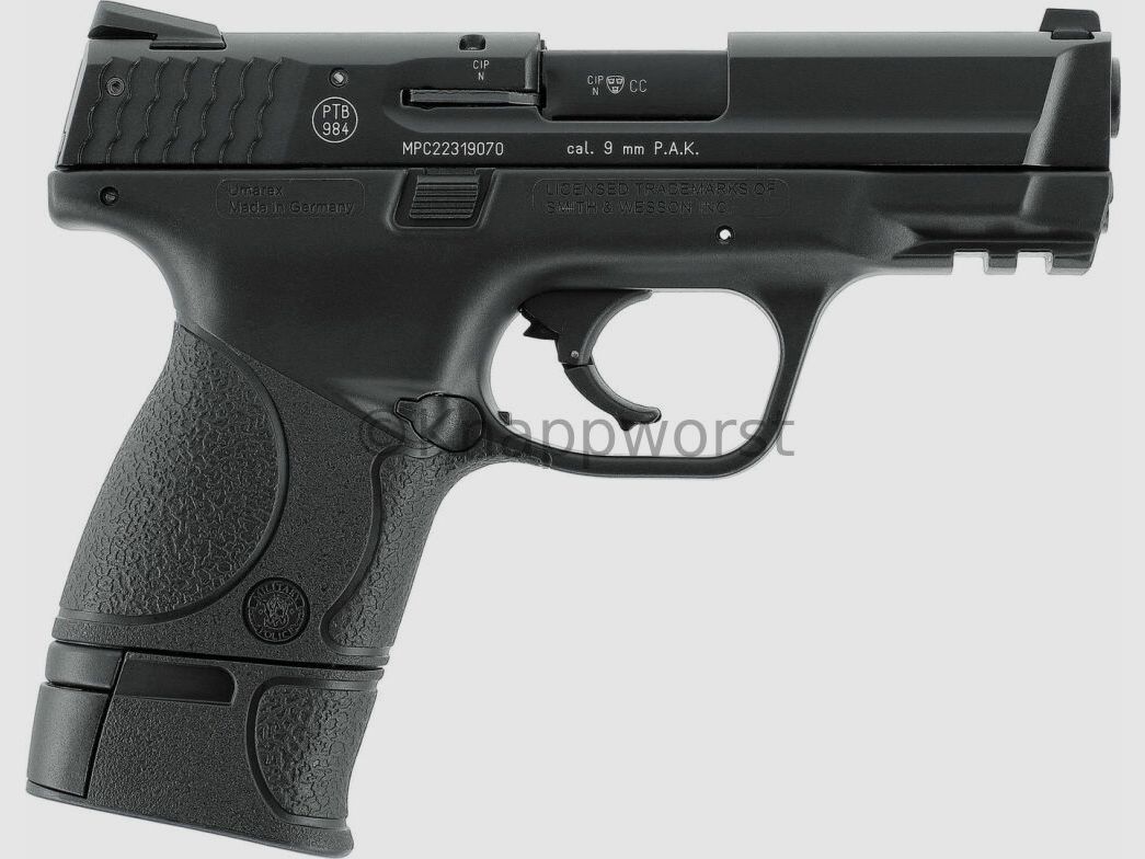 Umarex S&W M&P 9C - 12 schüssig 9mm P.A. brüniert, Bild 2 von 4