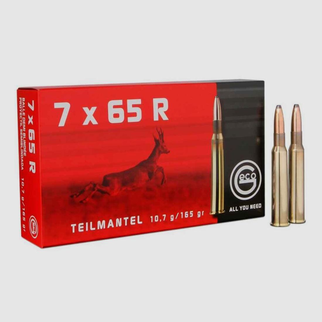 Cartuchos de rifle Geco 7x65 R