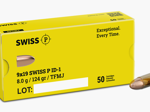 Swiss P – Munitie / Sintox / ID-1 TFMJ SX / 9mm
