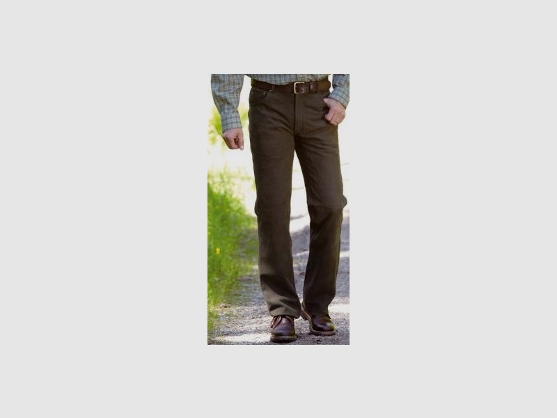 Leder Nubuk Five-Pocket -
