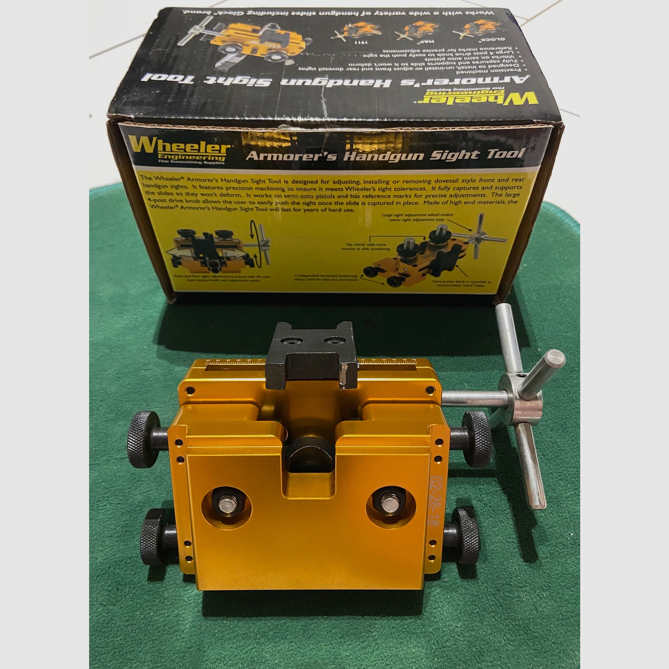 Montagewerkzeug für Visierungen & Zielfernrohre  - Sight Movers - Wheeler Armorers Handgun Sight Tool