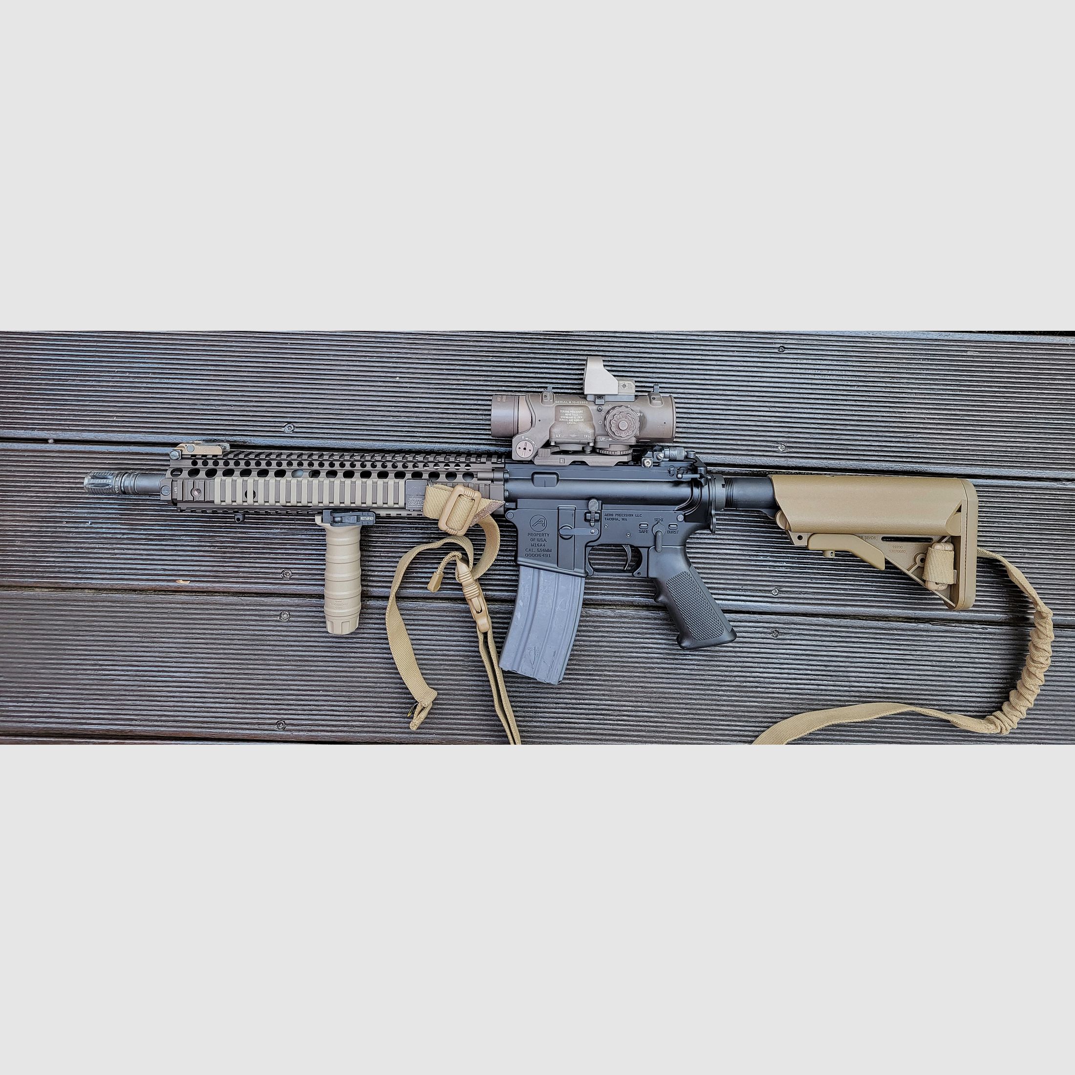 M4A1 Sopmod Block 2 Daniel Defense KAC .223 14,5" Projekt karabinu Klong