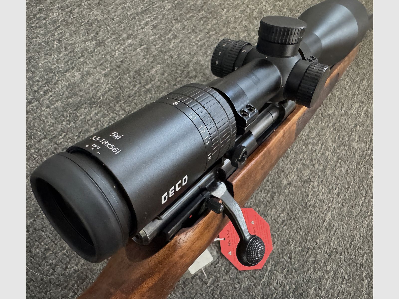 Weihrauch HW66 Production .17 Hornet con Geco 3,5-18x56 LP