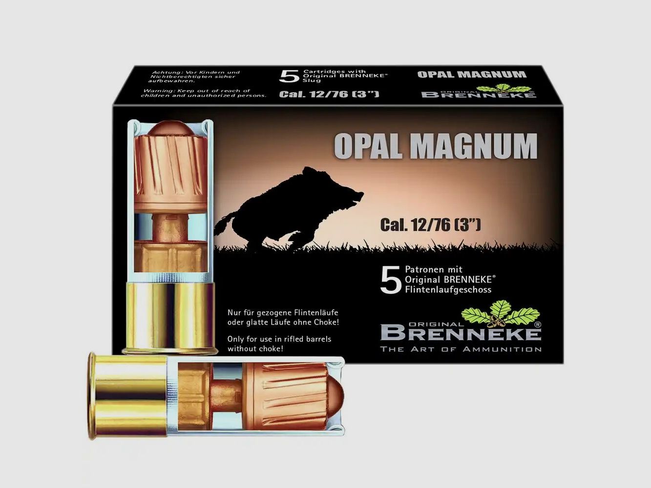 BRENNEKE Ammunition Jagdslug Opal Magnum 43g / 666grs