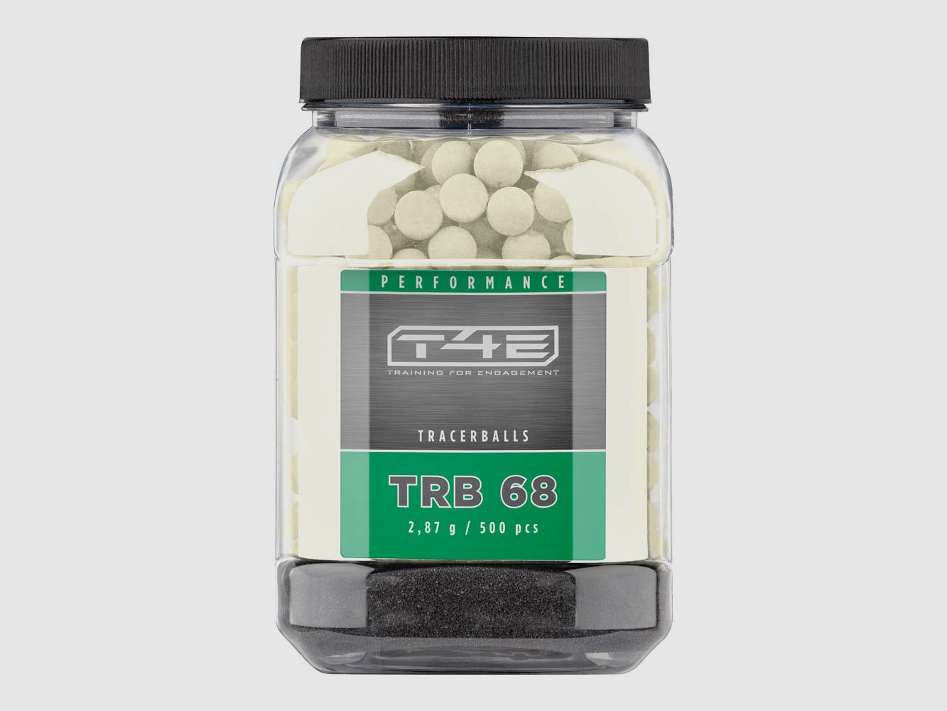Balles de traçage T4E Performance en plastique lumineux 500 coups calibre .68