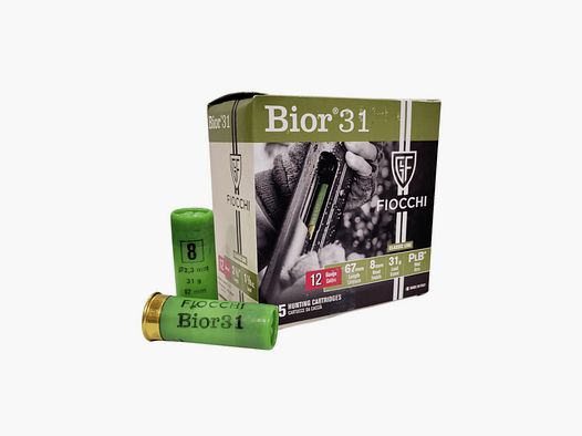 Fiocchi Bior 31 Patronen 12/67 31 g Bleischrot 8