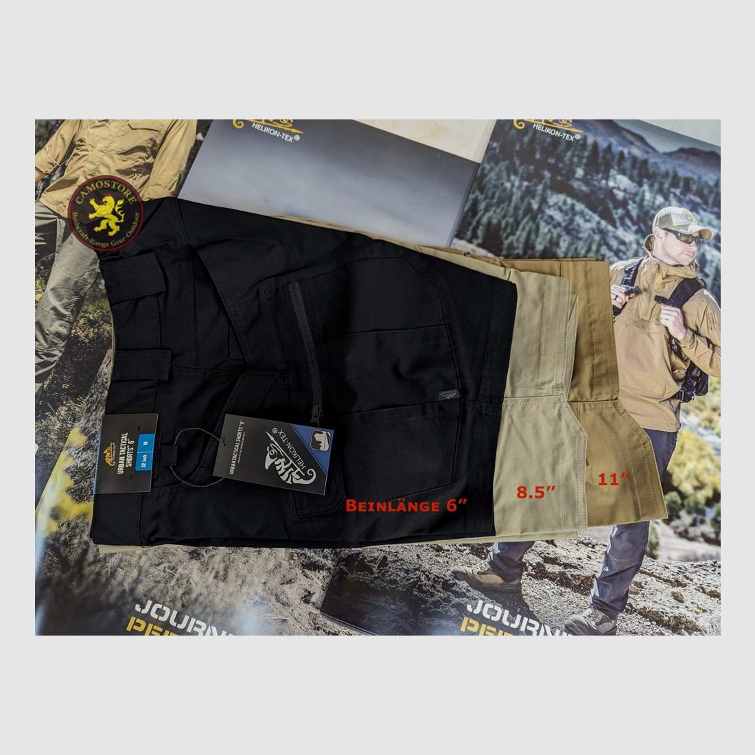 HELIKON TEX UTS® (URBAN TACTICAL SHORT®) 8.5" DENIM STRETCH