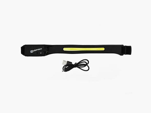 LED-Kopflampe "Wave Light" mit Bewegungssensor - mit USB wiederaufladbar