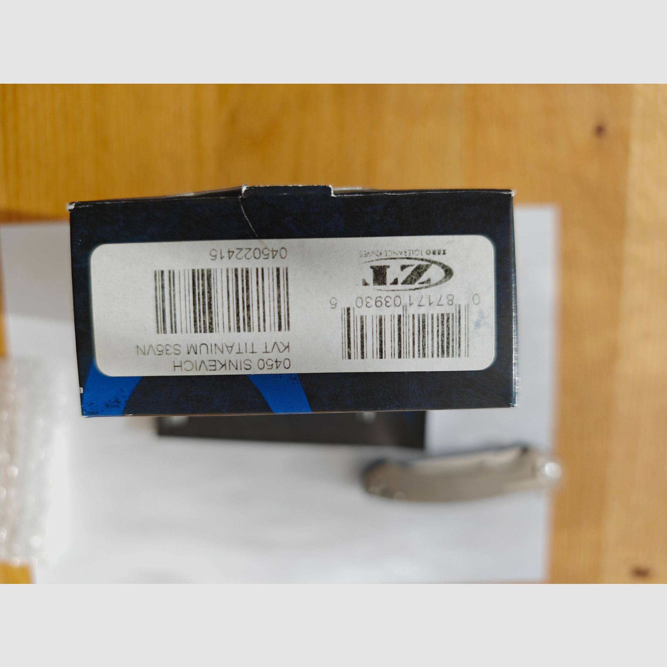 Zero Tolerance ZT 0450 Sinkevich Titan comme neuf