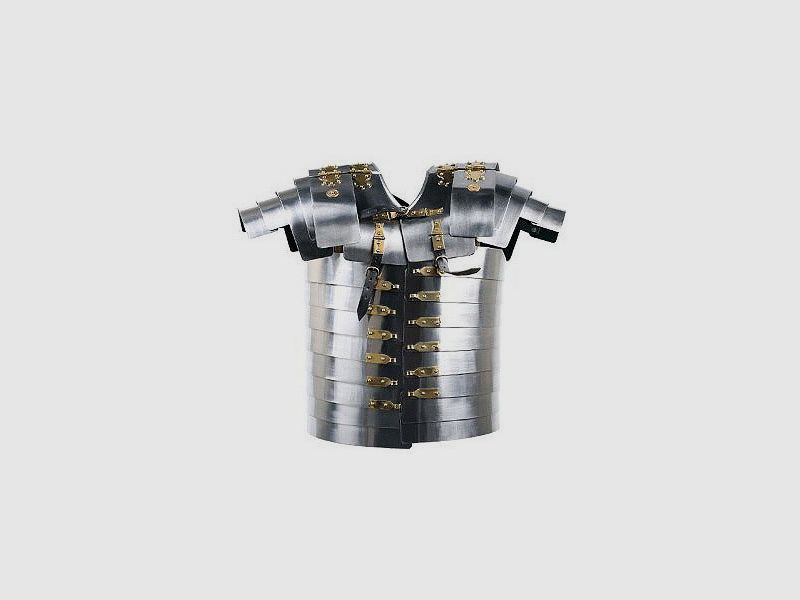 Armatura a bande romane in lamiera d'acciaio