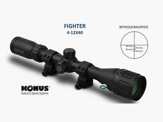 KONUS FIGHTER 4-12×40 mit ballistischem Absehen 07353