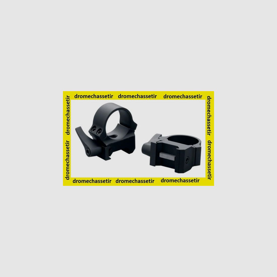 2er-Set Leupold QRW Ringe mit Hebelverschluss, niedrig, Durchmesser 30mm, matt schwarz, Ref 49861