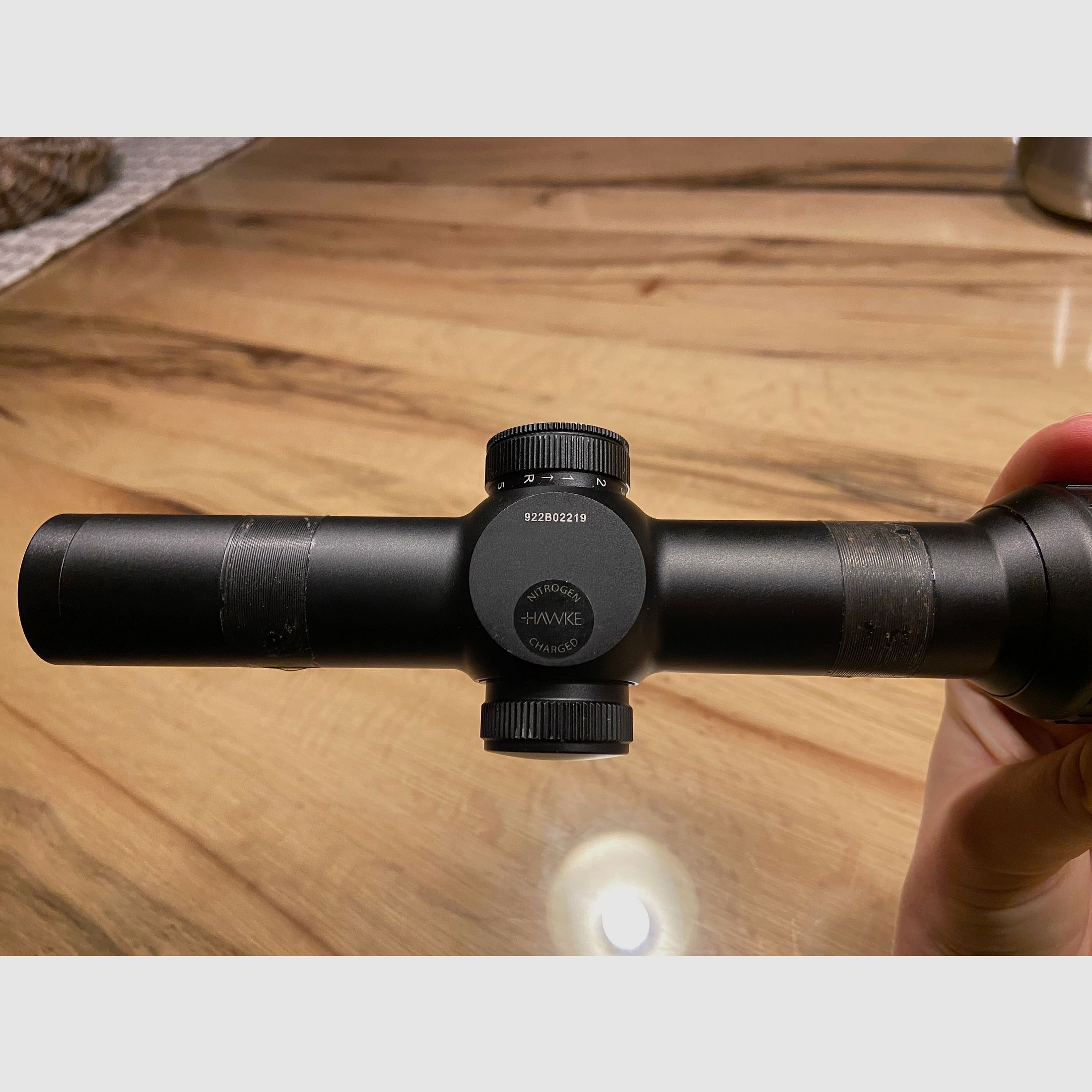 As good as new 1-8x24 riflescope driven hunt scope