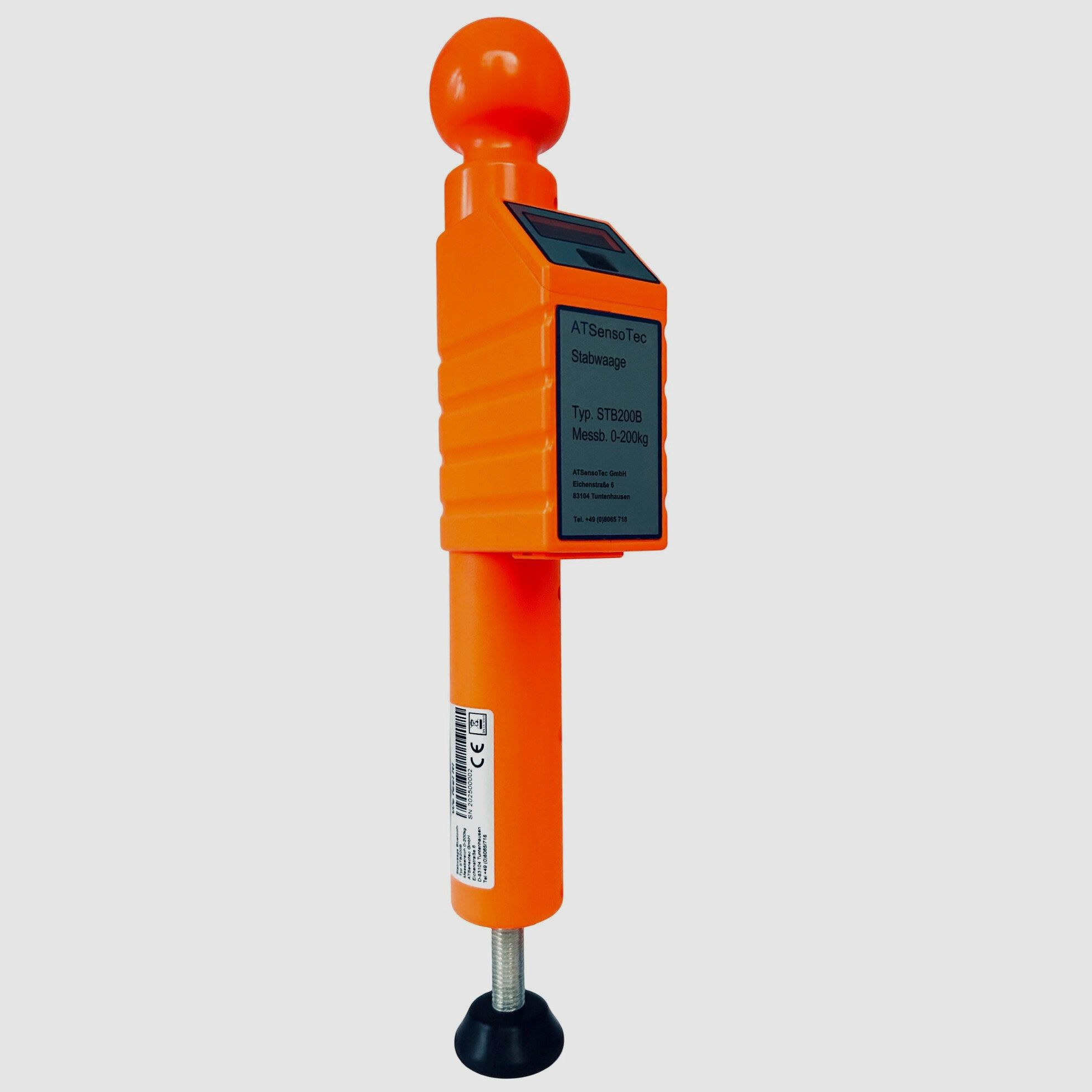 Digitale Stützlastwaage STB 200 B mit Bluetooth orange, Bild 2 von 6