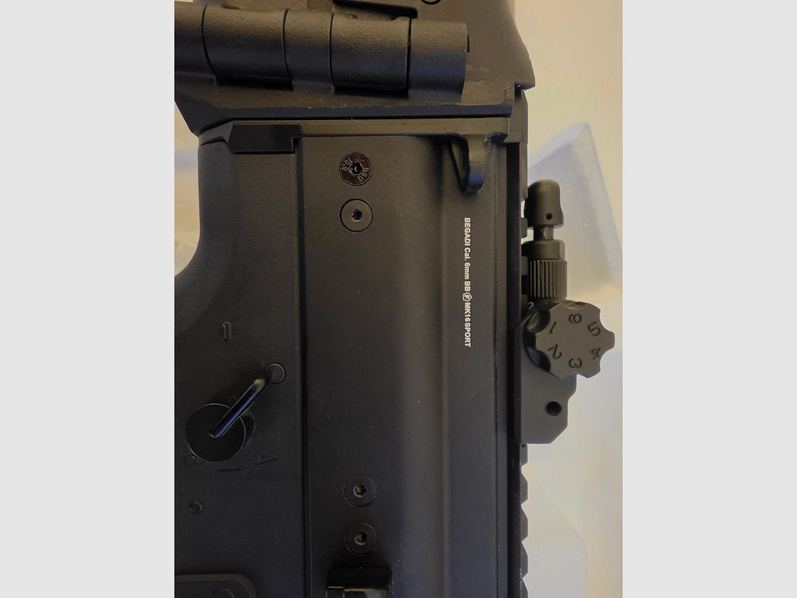 Begadi MK16 Sport (FN SCAR-L) Metall S-AEG – FN Lizenz – Reddot im ACOG-Style & Garantie