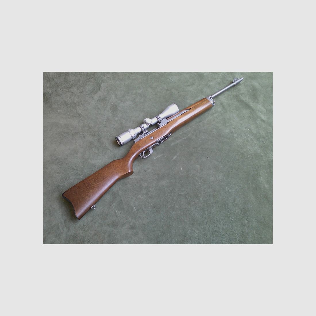 Selbstladebüchse Ruger Mini 14 Ranch Rifle, Kal. .223 Rem., stainless, ZFR Bushnell 3-9x40