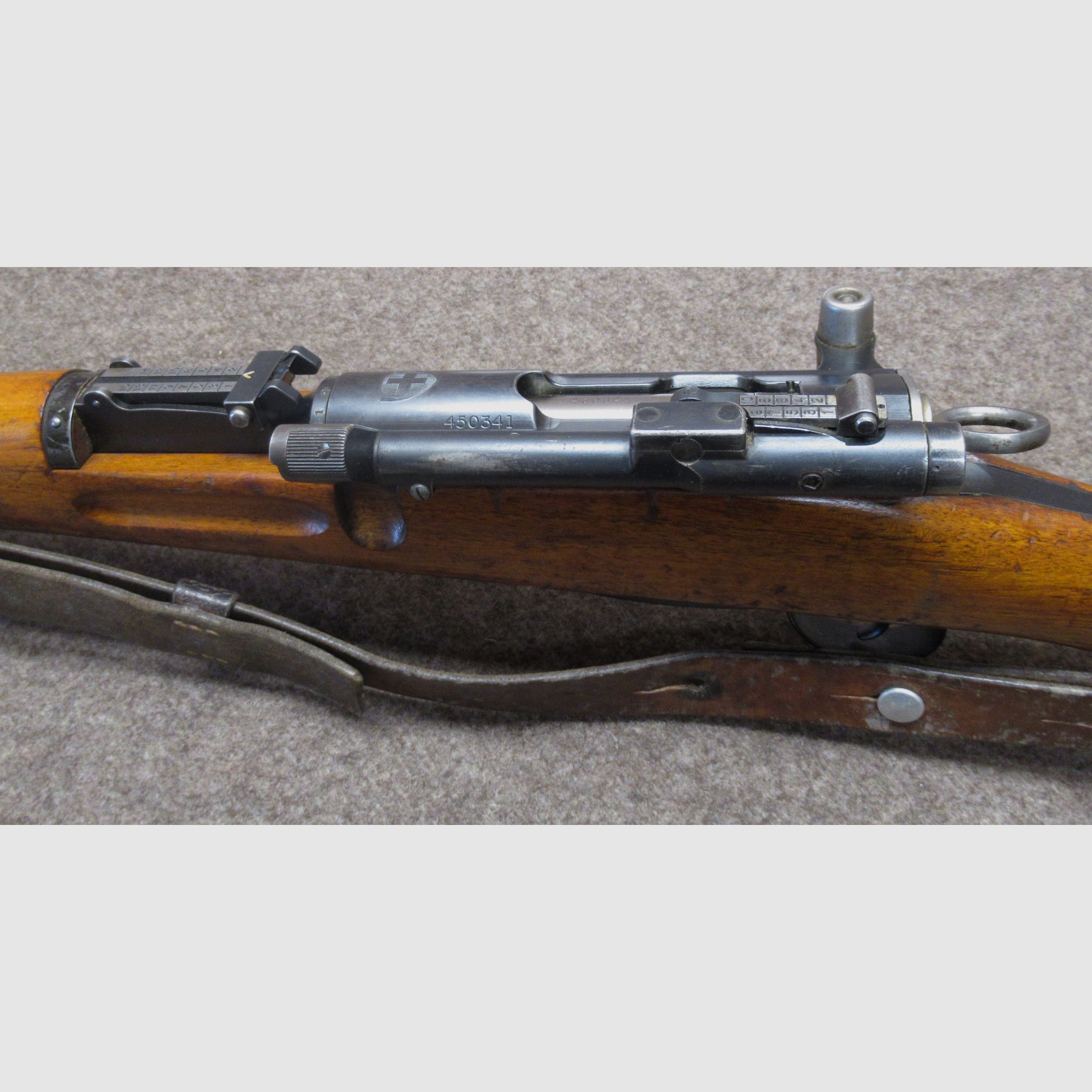 W+F Büchse Mod. K31/42, Kal. 7.5x55, Bild 3 von 3