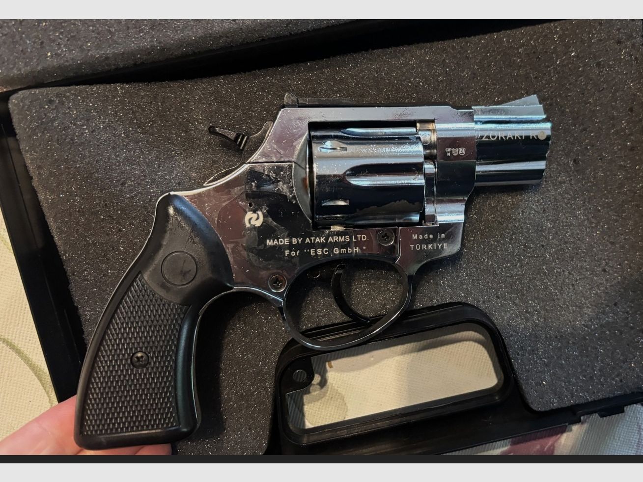 Zoraki R2 2 Zoll chrom Schreckschussrevolver PTB 1006