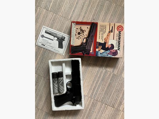 Marksman 1010 Repeater air pistol – caliber 4.5 mm / .177 – in original box