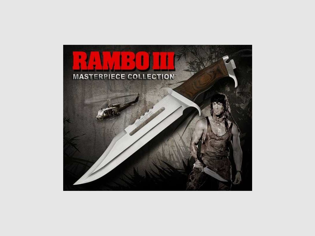 Rambo 3 Bowie Messer Standard Edition Hollywood Collectibles