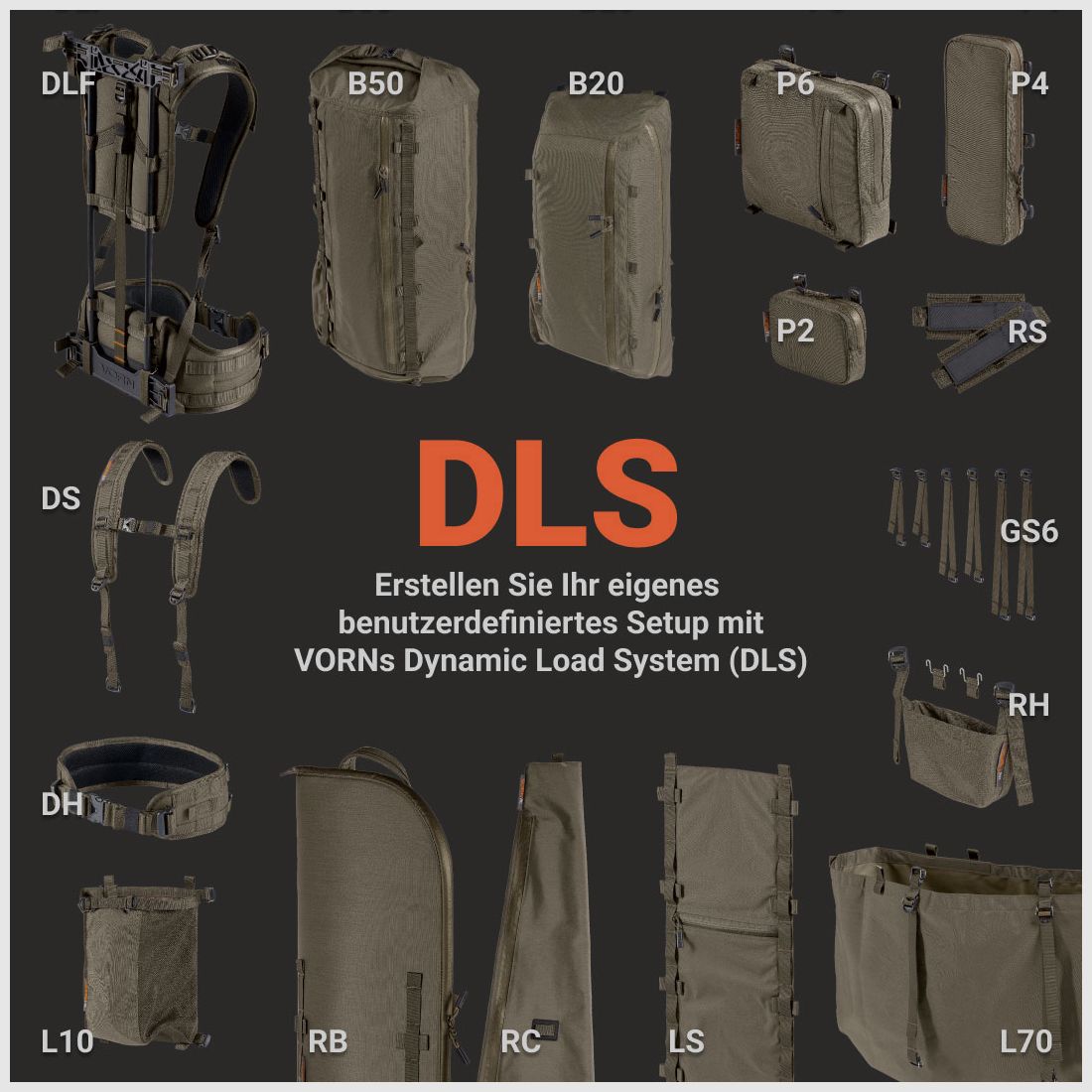 Vorn DLS borsa per trasporto selvaggina DLF + L70, immagine 12 di 12