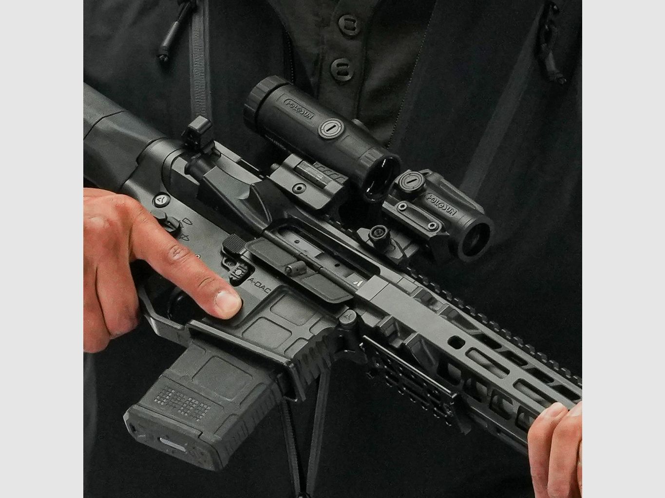 Holosun Set, Reflexvisier, Modell ARO-EVO-SPR-RD mit rotem Wechselabsehen: 2MOA Dot & 65MOA Circledot oder SPR-2MOA Dot & SPR-65MOA Circledot und Magnifier HM3X, Bild 10 von 10