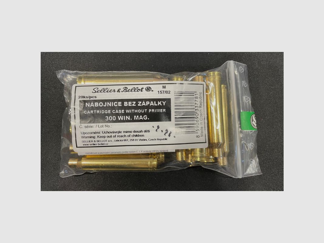 Hülsen Sellier e Bellot Kaliber 308 Winchester, Bild 2 von 2