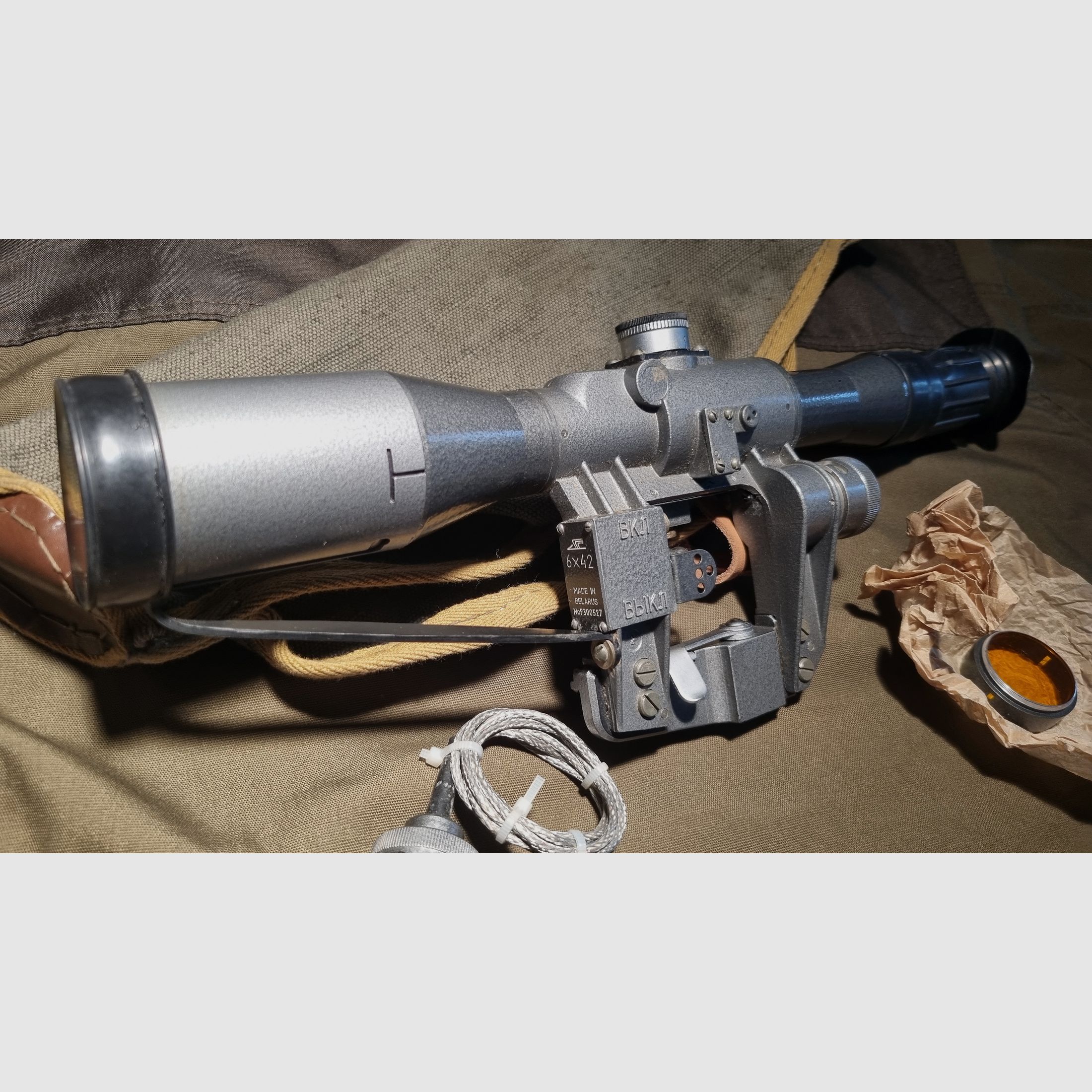 Visor Belaruso BelOMO POSP 6x42 para SVD Dragunov PSO-1 / Rusia / Unión Soviética / URSS