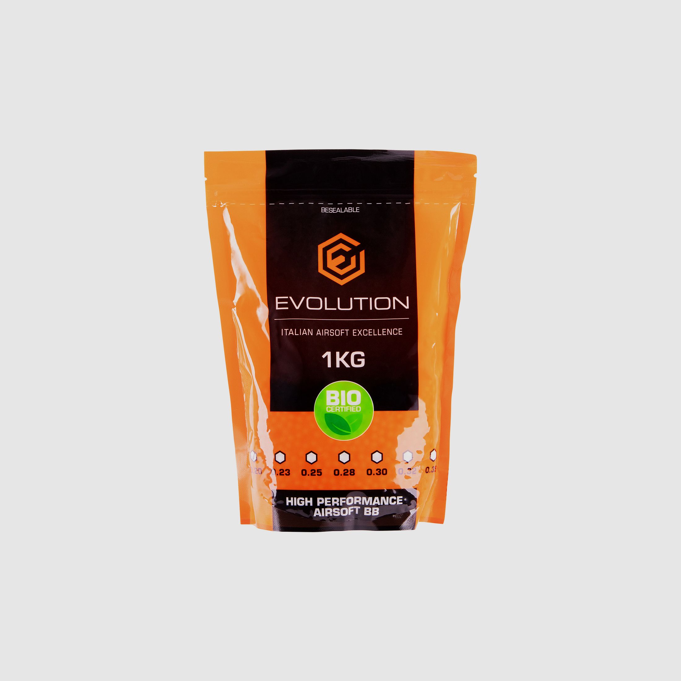 Evolution High Performance Airsoft BIO BBs 6mm 0,20g 5.000 Stück