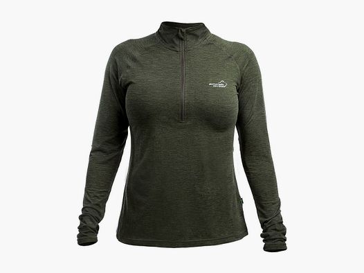 Arrak Outdoor Action Funkcyjna Koszulka Damska Zielona Oliwkowa - 3XL