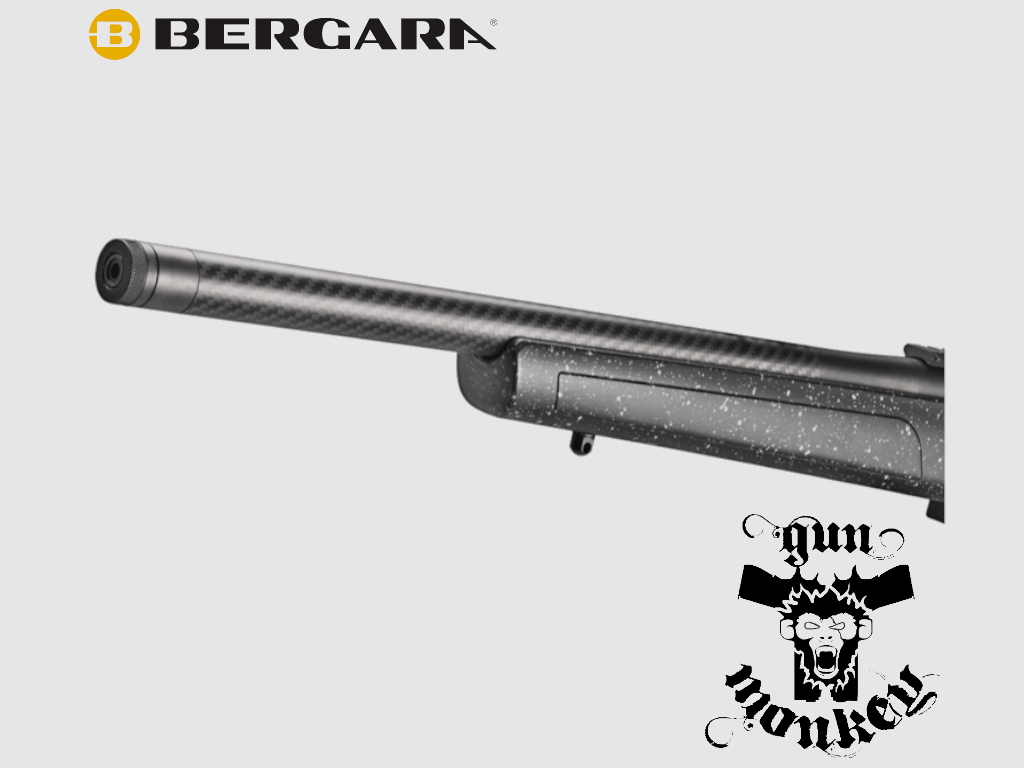 Bergara BMR Carbon rifle de cerrojo 18" cal. 22LR culata sintética, rosca-1/2x28, paso de estría-1:16", 30MOA, imagen 3 de 3