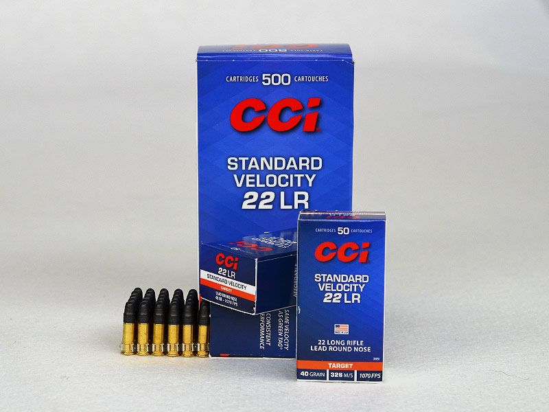 CCi Standard Velocity .22 lfb, 40grs 1 paquet (500 coups à 0,118 €*)