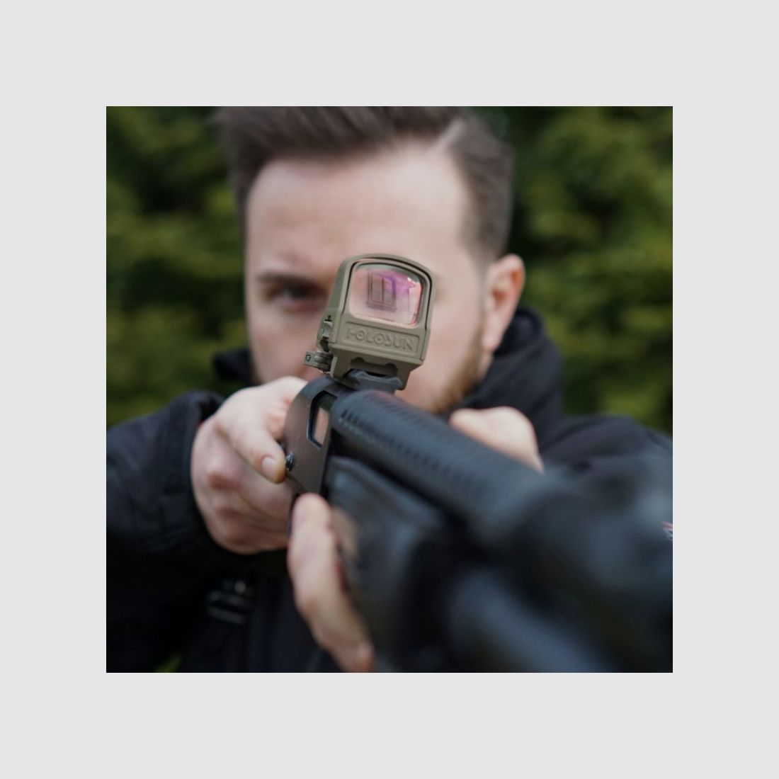 Holosun Reflexvisier HE510C-GR-FDE mit grünem Wechselabsehen: 2MOA Dot, 65MOA Circledot & 65MOA Circle, Bild 6 von 8
