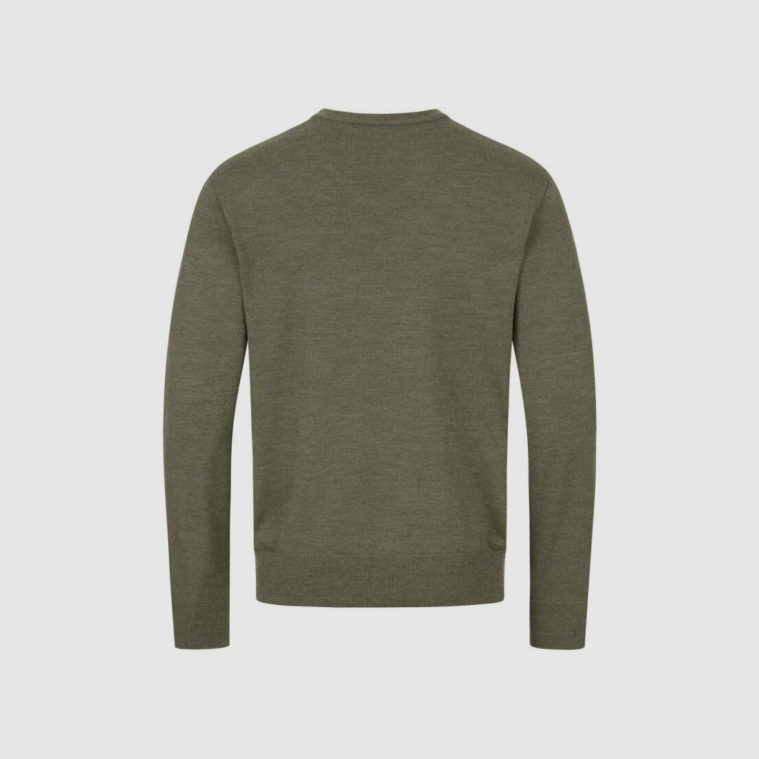 Blaser Herren Merino V-Neck Sweater dunkel oliv S